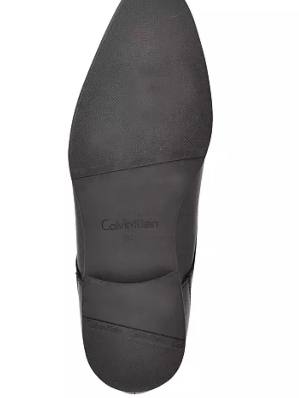 NEW Calvin Klein Men's Bram Lace Up Cap-Toe Leather Dress Shoes in Black Sz 7.5